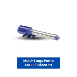 Multi-Stage Pump 1.5HP, 110/220 PH