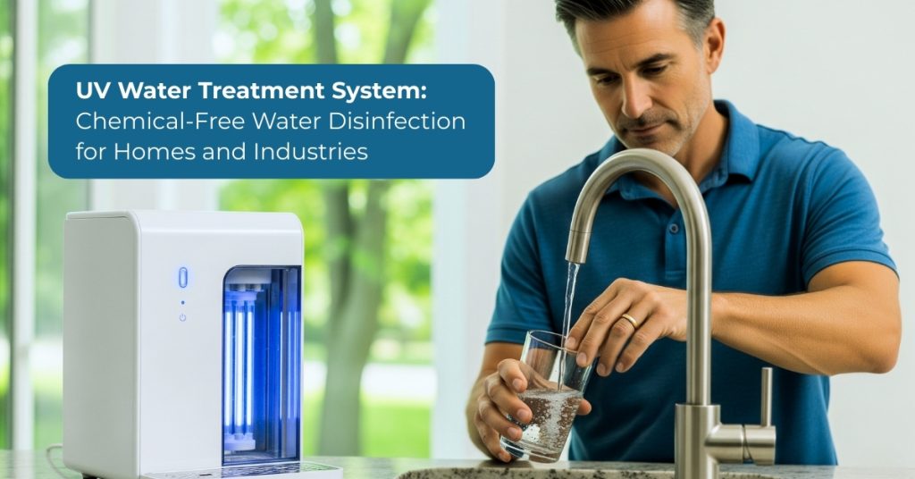 UV Water Treatment System Chemical-Free Water Disinfection for Homes and Industries