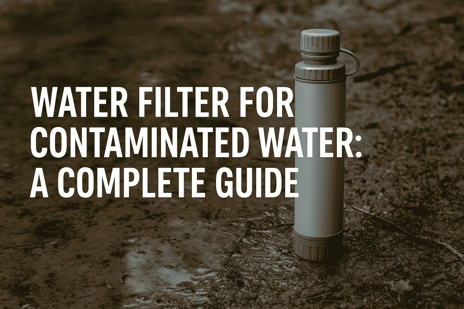 Water Filter for Contaminated Water: A Complete Guide