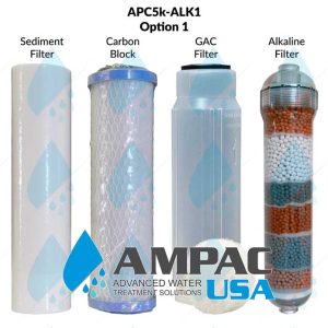 AP5K-ALK - Replacement Filter Kit for 5 Stage R/O System with Alkaline Filter
