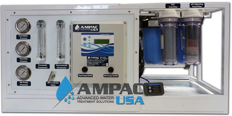 Seawater Desalination Reverse Osmosis Watermaker 1,500 GPD | 5,670 LPD - Image 5