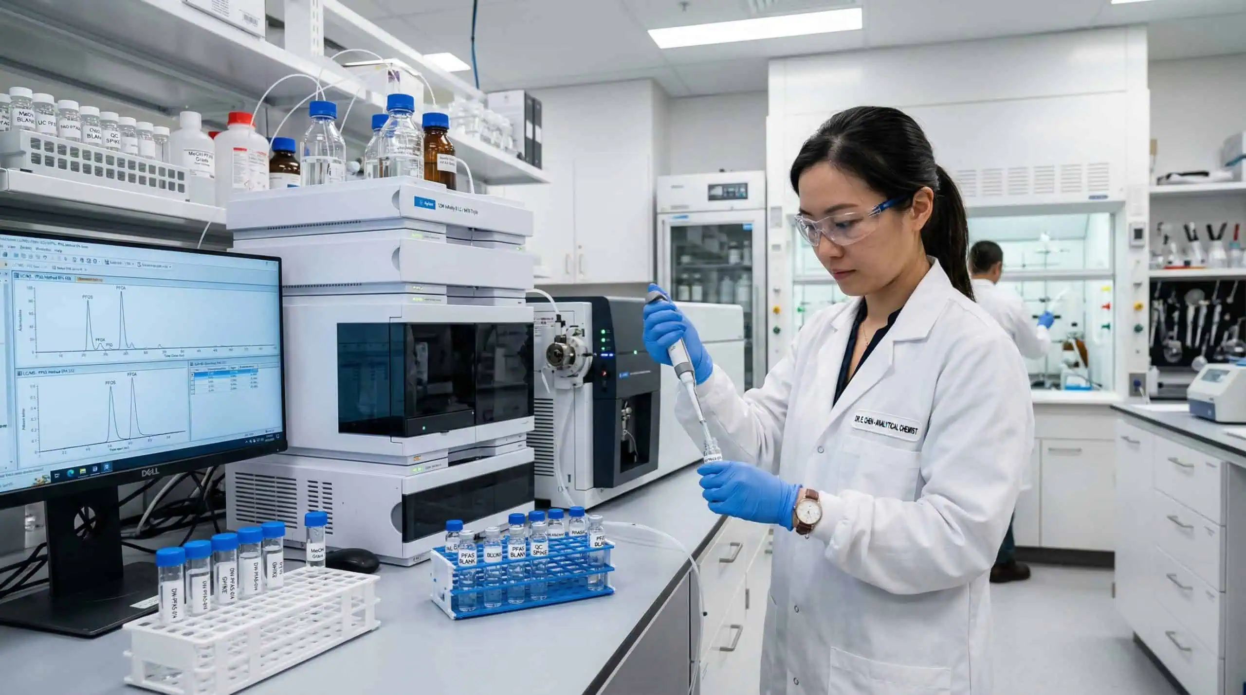 Laboratory PFAS testing for EPA regulatory compliance
