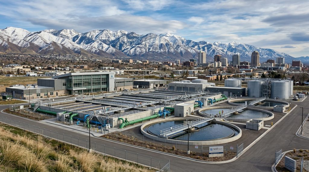 Salt Lake City municipal water treatment facility