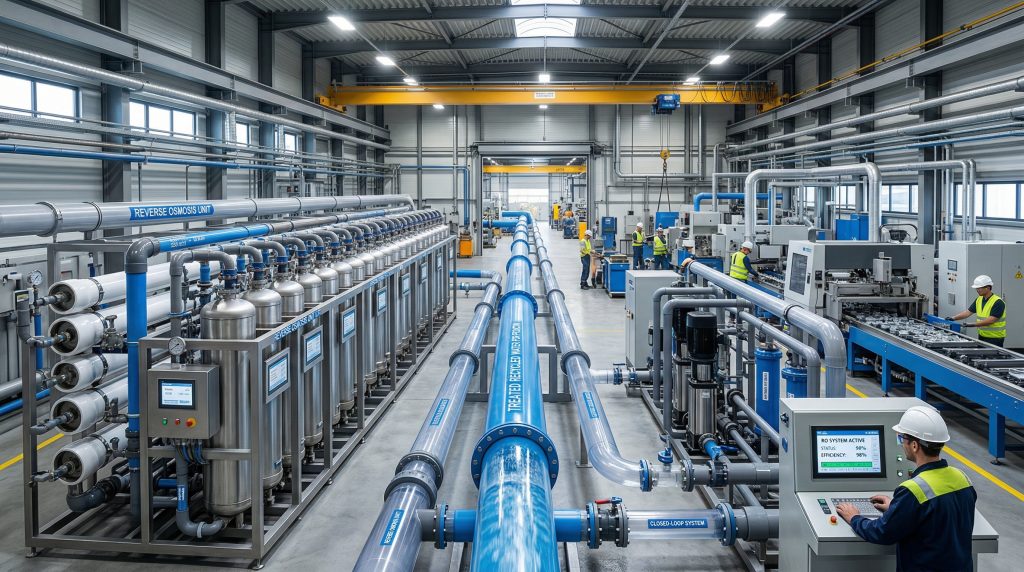 Industrial water reuse and recycling system